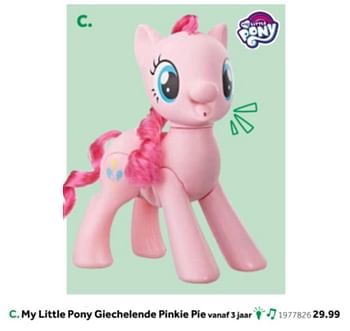 Aanbiedingen My little pony giechelende pinkie pie - My Little Pony - Geldig van 14/10/2019 tot 08/12/2019 bij Intertoys