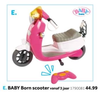 Aanbiedingen Baby born city scooter - Baby Born - Geldig van 14/10/2019 tot 08/12/2019 bij Intertoys