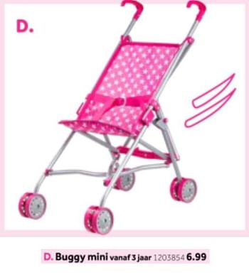 Aanbiedingen Buggy mini - Huismerk - Intertoys - Geldig van 14/10/2019 tot 08/12/2019 bij Intertoys