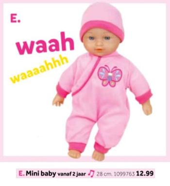 Aanbiedingen Mini baby - Huismerk - Intertoys - Geldig van 14/10/2019 tot 08/12/2019 bij Intertoys