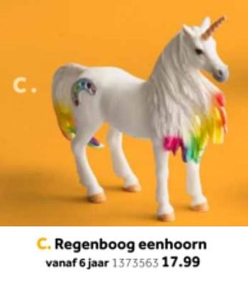 Aanbiedingen Regenboog eenhoorn - Huismerk - Intertoys - Geldig van 14/10/2019 tot 08/12/2019 bij Intertoys