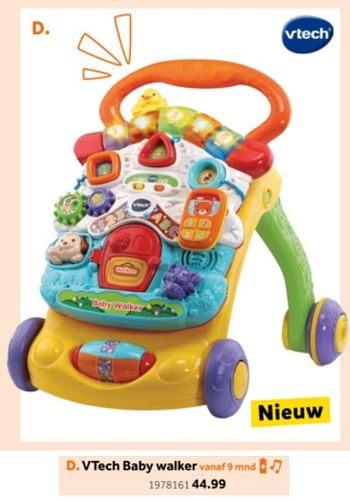 Aanbiedingen Vtech baby walker - Vtech - Geldig van 14/10/2019 tot 08/12/2019 bij Intertoys