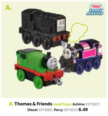 Aanbiedingen Thomas + friends - Thomas &amp; Friends - Geldig van 14/10/2019 tot 08/12/2019 bij Intertoys