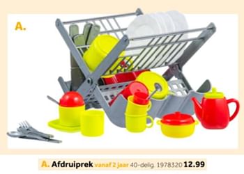 Aanbiedingen Afdruiprek - Huismerk - Intertoys - Geldig van 14/10/2019 tot 08/12/2019 bij Intertoys