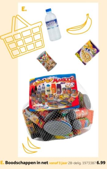 Aanbiedingen Boodschappen in net - Huismerk - Intertoys - Geldig van 14/10/2019 tot 08/12/2019 bij Intertoys