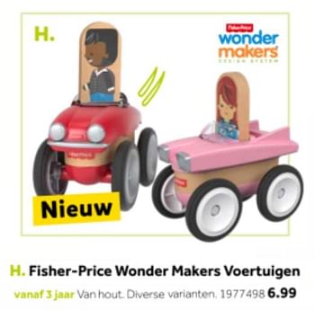 Aanbiedingen Fisher-price wonder makers voertuigen - Fisher-Price - Geldig van 14/10/2019 tot 08/12/2019 bij Intertoys