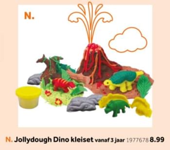 Aanbiedingen Jollydough dino kleiset - Huismerk - Intertoys - Geldig van 14/10/2019 tot 08/12/2019 bij Intertoys