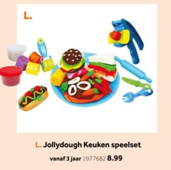 Aanbiedingen Jollydough keuken speelset - Huismerk - Intertoys - Geldig van 14/10/2019 tot 08/12/2019 bij Intertoys