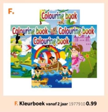 Aanbiedingen Kleurboek - Huismerk - Intertoys - Geldig van 14/10/2019 tot 08/12/2019 bij Intertoys