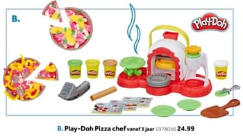 Aanbiedingen Play-doh kitchen pizza chef - Play-Doh - Geldig van 14/10/2019 tot 08/12/2019 bij Intertoys