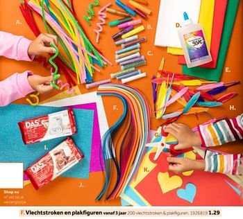 Aanbiedingen Vlechtstroken en plakfiguren - Huismerk - Intertoys - Geldig van 14/10/2019 tot 08/12/2019 bij Intertoys