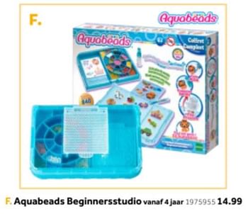 Aanbiedingen Aquabeads beginnersstudio - Aquabeads - Geldig van 14/10/2019 tot 08/12/2019 bij Intertoys