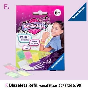 Aanbiedingen Blazelets refill - Ravensburger - Geldig van 14/10/2019 tot 08/12/2019 bij Intertoys