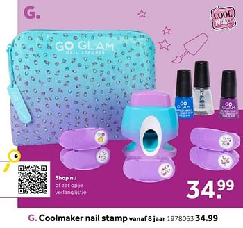 Aanbiedingen Coolmaker nail stamp - Cool maker - Geldig van 14/10/2019 tot 08/12/2019 bij Intertoys