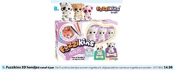 Aanbiedingen Fuzzikins 3d hondjes - Fuzzikins - Geldig van 14/10/2019 tot 08/12/2019 bij Intertoys