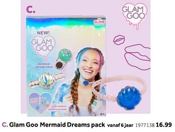 Aanbiedingen Glam goo mermaid dreams pack - Glam Goo - Geldig van 14/10/2019 tot 08/12/2019 bij Intertoys