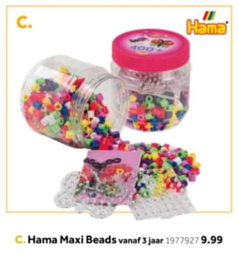 Aanbiedingen Hama maxi beads - Hama - Geldig van 14/10/2019 tot 08/12/2019 bij Intertoys