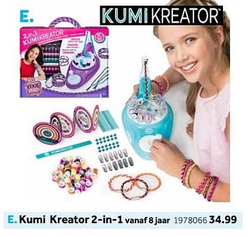 Aanbiedingen Kumi kreator 2-in-1 - Cool maker - Geldig van 14/10/2019 tot 08/12/2019 bij Intertoys