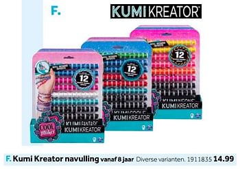 Aanbiedingen Kumi kreator navulling - Cool maker - Geldig van 14/10/2019 tot 08/12/2019 bij Intertoys