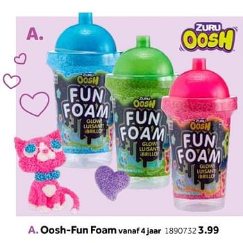 Aanbiedingen Oosh fun foam - Zuru - Geldig van 14/10/2019 tot 08/12/2019 bij Intertoys