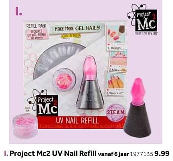 Aanbiedingen Project mc2 uv nail refill - Project MCÂ² - Geldig van 14/10/2019 tot 08/12/2019 bij Intertoys