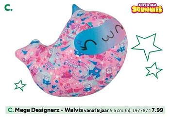 Aanbiedingen Mega designerz - walvis - Mega Designerz - Geldig van 14/10/2019 tot 08/12/2019 bij Intertoys