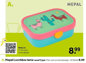 Aanbiedingen Mepal lunchbox lama - Mepal - Geldig van 14/10/2019 tot 08/12/2019 bij Intertoys