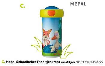 Aanbiedingen Mepal schoolbeker fabeltjeskrant - Mepal - Geldig van 14/10/2019 tot 08/12/2019 bij Intertoys