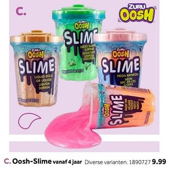 Aanbiedingen Oosh slime - Zuru - Geldig van 14/10/2019 tot 08/12/2019 bij Intertoys