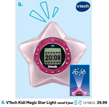 Aanbiedingen Vtech kidi magic star light - Vtech - Geldig van 14/10/2019 tot 08/12/2019 bij Intertoys