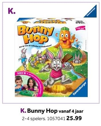 Aanbiedingen Bunny hop - Ravensburger - Geldig van 14/10/2019 tot 08/12/2019 bij Intertoys
