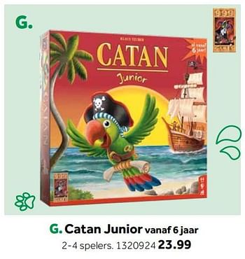 Aanbiedingen Catan junior - 999games - Geldig van 14/10/2019 tot 08/12/2019 bij Intertoys