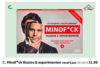 Aanbiedingen Mindf*ck illusies + experimenten - Identity Games - Geldig van 14/10/2019 tot 08/12/2019 bij Intertoys