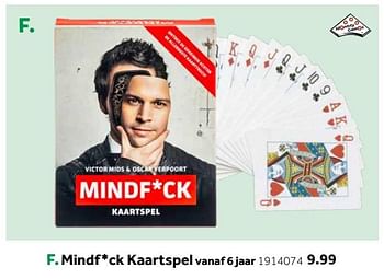 Aanbiedingen Mindf*ck kaartspel - Identity Games - Geldig van 14/10/2019 tot 08/12/2019 bij Intertoys