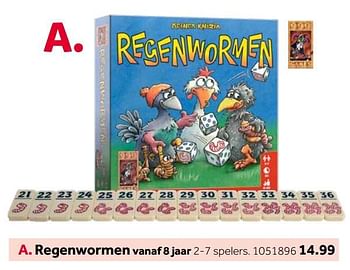 Aanbiedingen Regenwormen - 999games - Geldig van 14/10/2019 tot 08/12/2019 bij Intertoys
