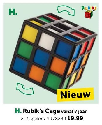 Aanbiedingen Rubik`s cage - Rubik's - Geldig van 14/10/2019 tot 08/12/2019 bij Intertoys