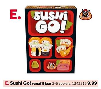 Aanbiedingen Sushi go! - White Goblin Games - Geldig van 14/10/2019 tot 08/12/2019 bij Intertoys