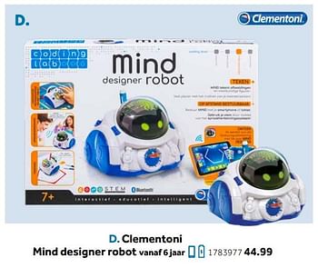 Aanbiedingen Clementoni mind designer robot - Clementoni - Geldig van 14/10/2019 tot 08/12/2019 bij Intertoys