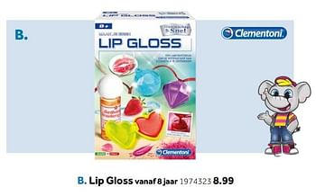 Aanbiedingen Lip gloss - Clementoni - Geldig van 14/10/2019 tot 08/12/2019 bij Intertoys