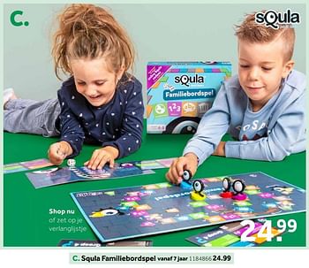 Aanbiedingen Squla familiebordspel - Squla - Geldig van 14/10/2019 tot 08/12/2019 bij Intertoys