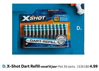 Aanbiedingen X-shot dart refil - X-Shot - Geldig van 14/10/2019 tot 08/12/2019 bij Intertoys