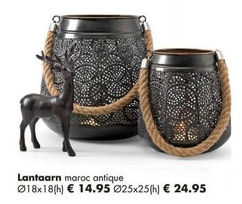 Aanbiedingen Lantaarn maroc antique - Huismerk - Europoint - Geldig van 18/11/2019 tot 20/12/2019 bij Europoint