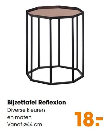 Aanbiedingen Bijzettafel reflexion - Huismerk - Kwantum - Geldig van 25/11/2019 tot 01/12/2019 bij Kwantum