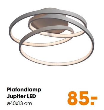 Aanbiedingen Plafondlamp jupiter led - Huismerk - Kwantum - Geldig van 25/11/2019 tot 01/12/2019 bij Kwantum
