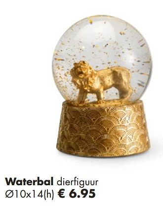Aanbiedingen Waterbal dierfiguur - Huismerk - Europoint - Geldig van 18/11/2019 tot 20/12/2019 bij Europoint