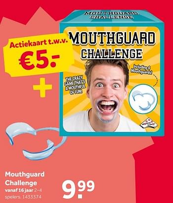 Aanbiedingen Mouthguard challenge - Identity Games - Geldig van 25/11/2019 tot 08/12/2019 bij Intertoys