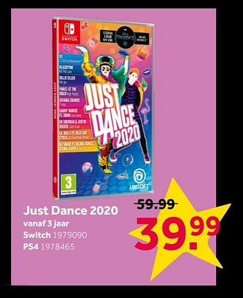 Aanbiedingen Just dance 2020 - Ubisoft - Geldig van 25/11/2019 tot 08/12/2019 bij Intertoys