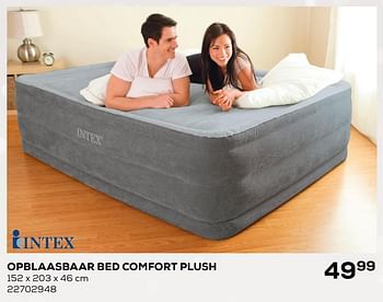 Aanbiedingen Opblaasbaar bed comfort plush - Intex - Geldig van 03/12/2019 tot 07/01/2020 bij Supra Bazar