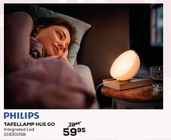 Aanbiedingen Tafellamp hue go - Philips - Geldig van 03/12/2019 tot 07/01/2020 bij Supra Bazar