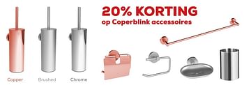 Aanbiedingen 20% korting op coperblink accessoires - Allibert - Geldig van 03/12/2019 tot 07/01/2020 bij Supra Bazar